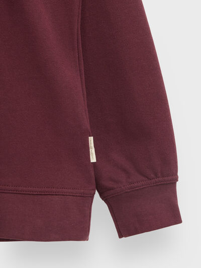 SUDADERA POLO AM1976 BURDEOS