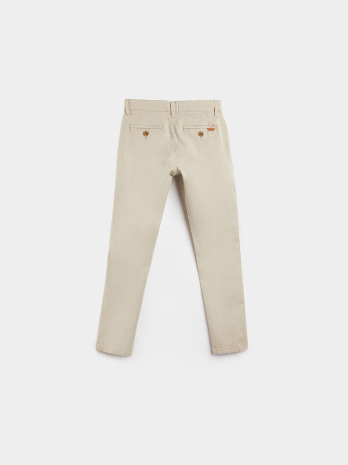 CHINO KIDS BEIGE