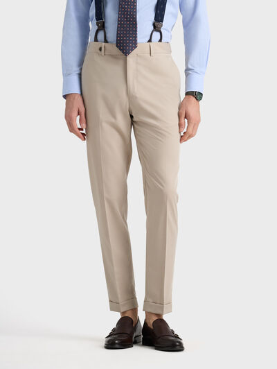 PANTALON NAPOLI ROYAL TWILL BEIGE