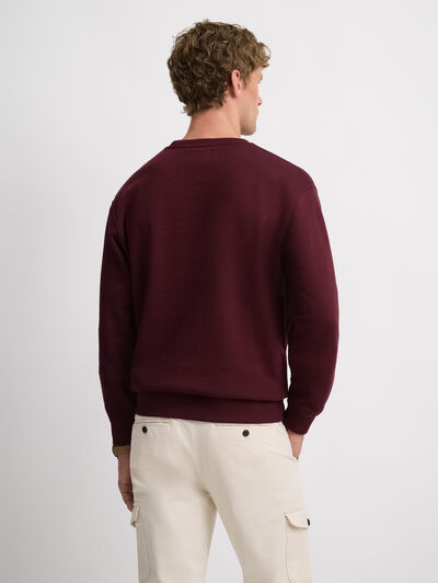 SUDADERA BASICA ROJO