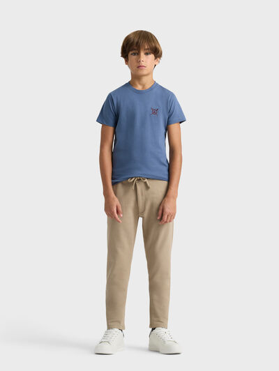 JOGGER CHINO KIDS CAMEL