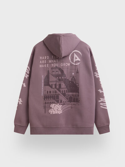 SUDADERA MATTERS ROSA