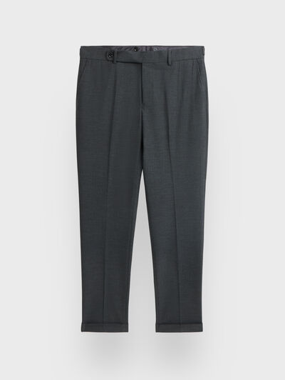 PANTALONES NAPOLI ESPIGA GRIS