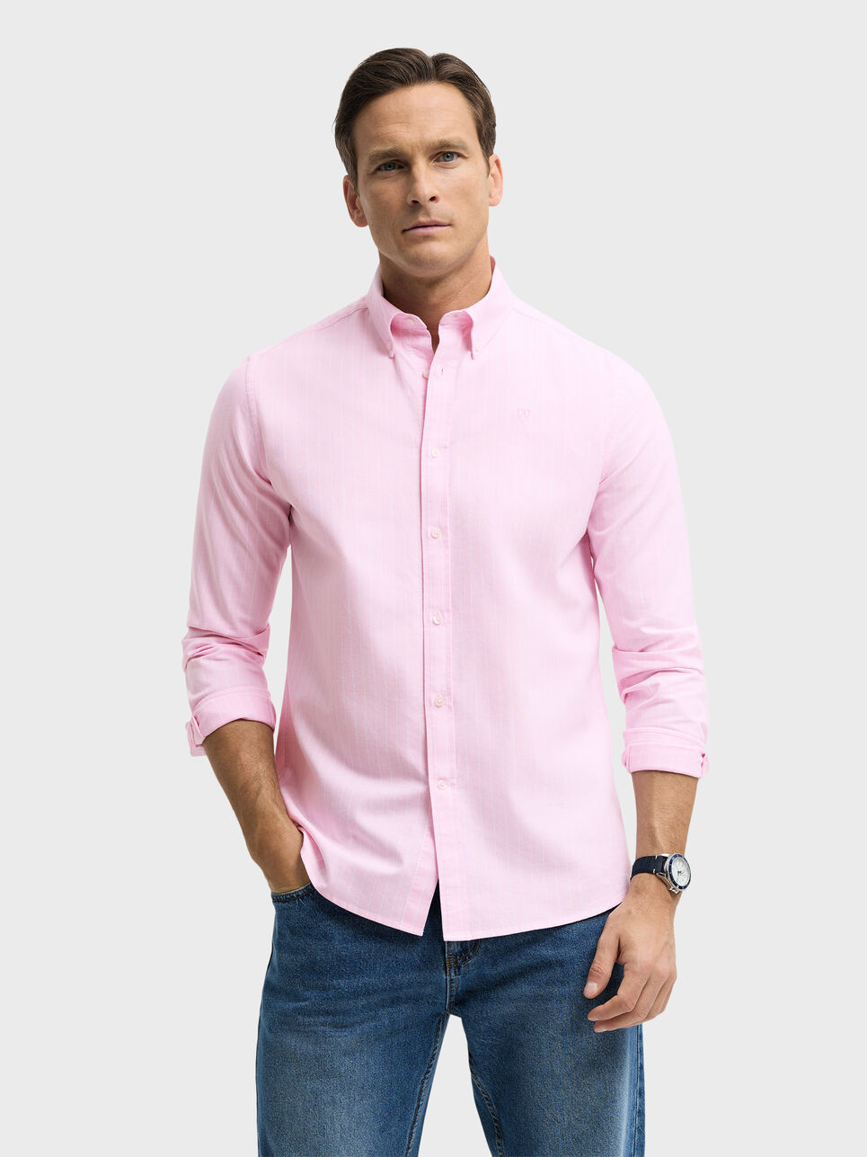 CAMISA OXFORD STRIPES