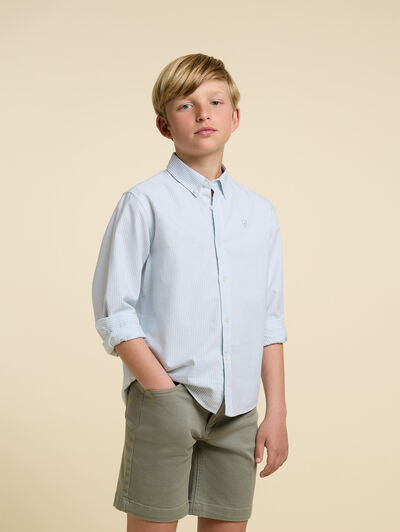 CAMISA OXFORD KODAC KIDS AZUL