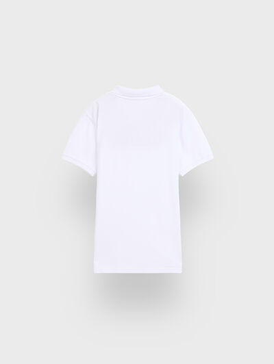 POLO BASIC KIDS BLANCO