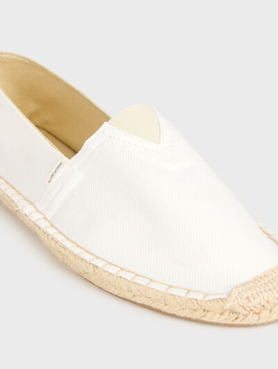 ESPADRILLES DIAGONAL BLANCO