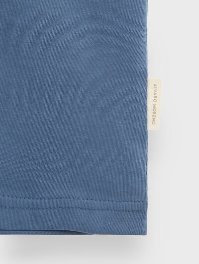 CAMISETA BASIC OVERSIZE AZUL