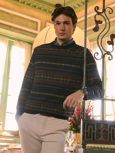 JERSEY CARLTON AZUL MARINO