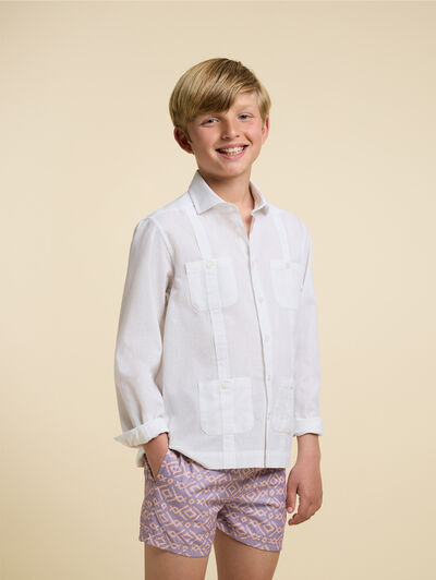 CUBANA LINO KIDS BLANCO