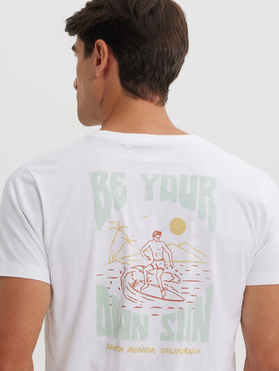 CAMISETA CALIFORNIA BLANCO