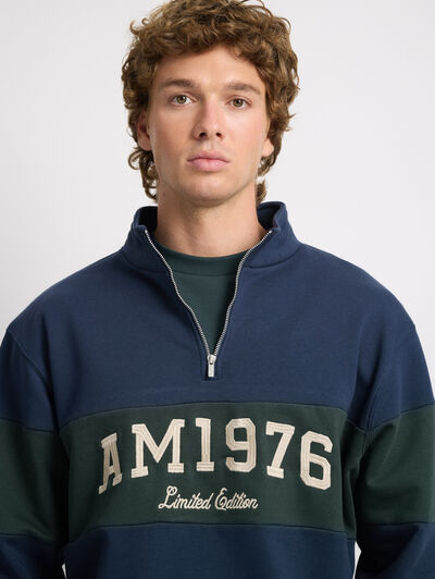 SUDADERA HORIZON AZUL MARINO