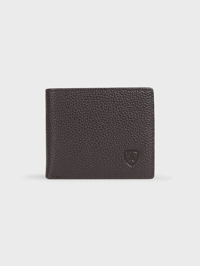 CARTERA CLASSICA PIEL MARR&Oacute;N