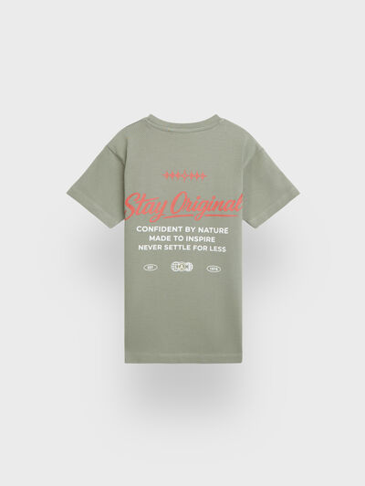 CAMISETA CONFIDENT KIDS VERDE