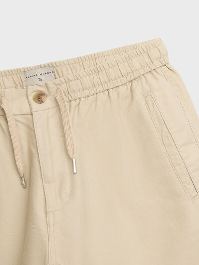 BERMUDA ESTRUCTURA LINO CAMEL