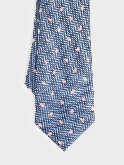 CORBATA JACQUARD MF AZUL