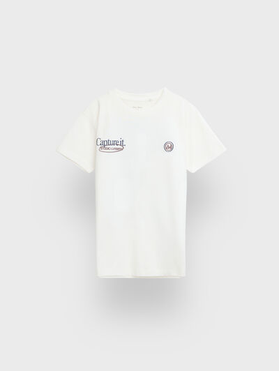 CAMISETA MOMENTS KIDS BLANCO