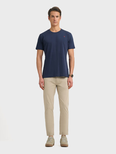 CAMISETA BASICA AZUL MARINO