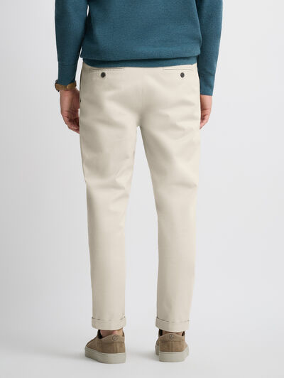 PANTALON CARROT BEIGE