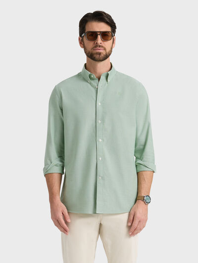 CAMISA OXFORD SOLID VERDE