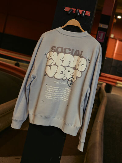 SUDADERA SOCIAL GRIS