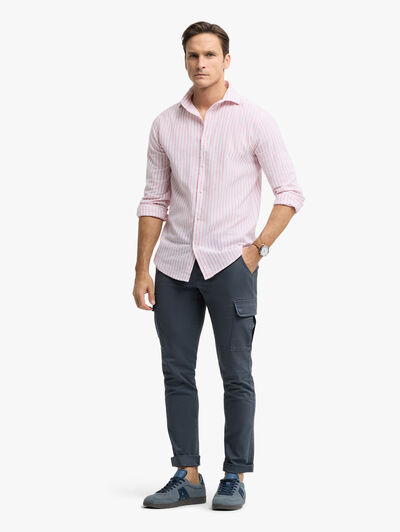 CAMISA LINO SUNNY ALEX CORAL