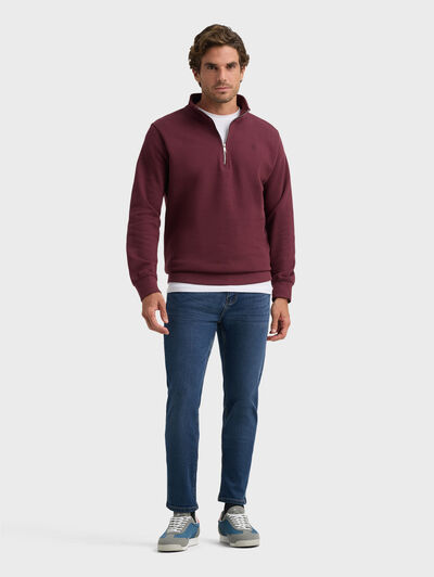 SUDADERA SIMPLY BURDEOS