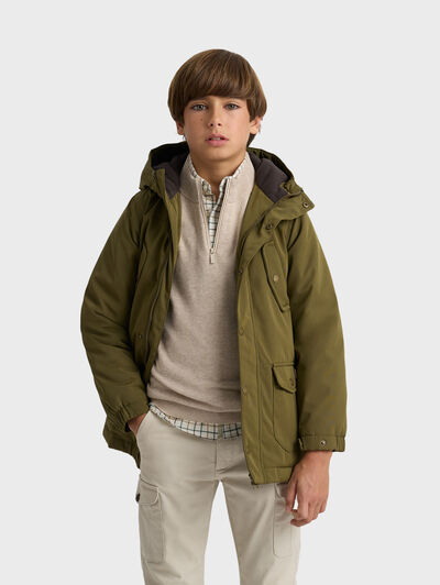 PARKA EASTON KIDS VERDE