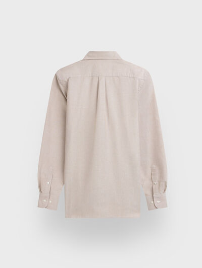 CAMISA OXFORD SOLID CAMEL