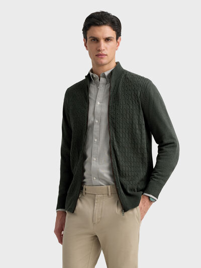 CARDIGAN OCHOS VERDE