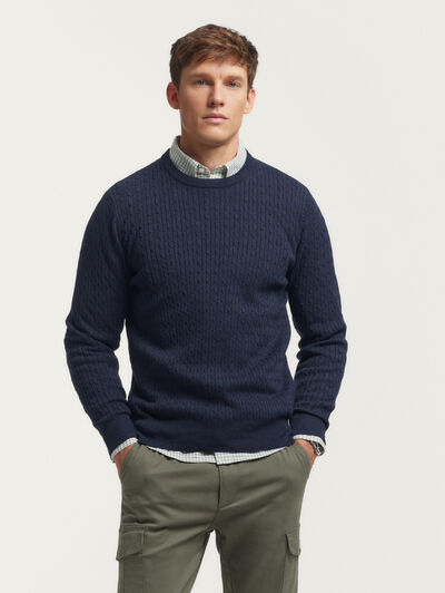 JERSEY OCHOS AZUL MARINO