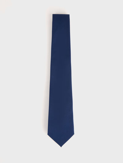 CORBATA LISA MATE AZUL