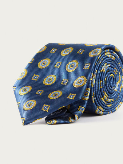 CORBATA JACQUARD MF AZUL