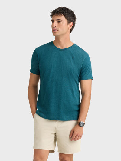 CAMISETA MELANGE VERDE