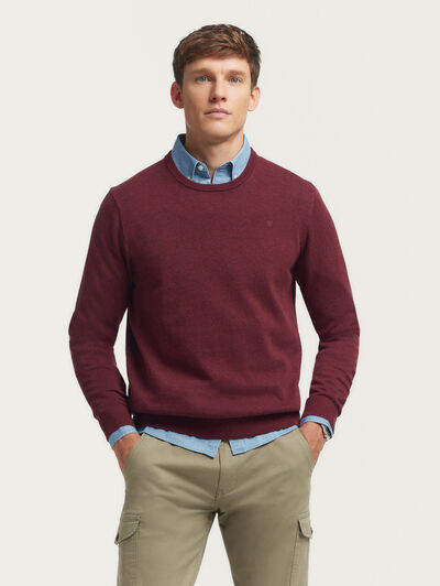 JERSERY ROUND NECK TRENDY BURDEOS