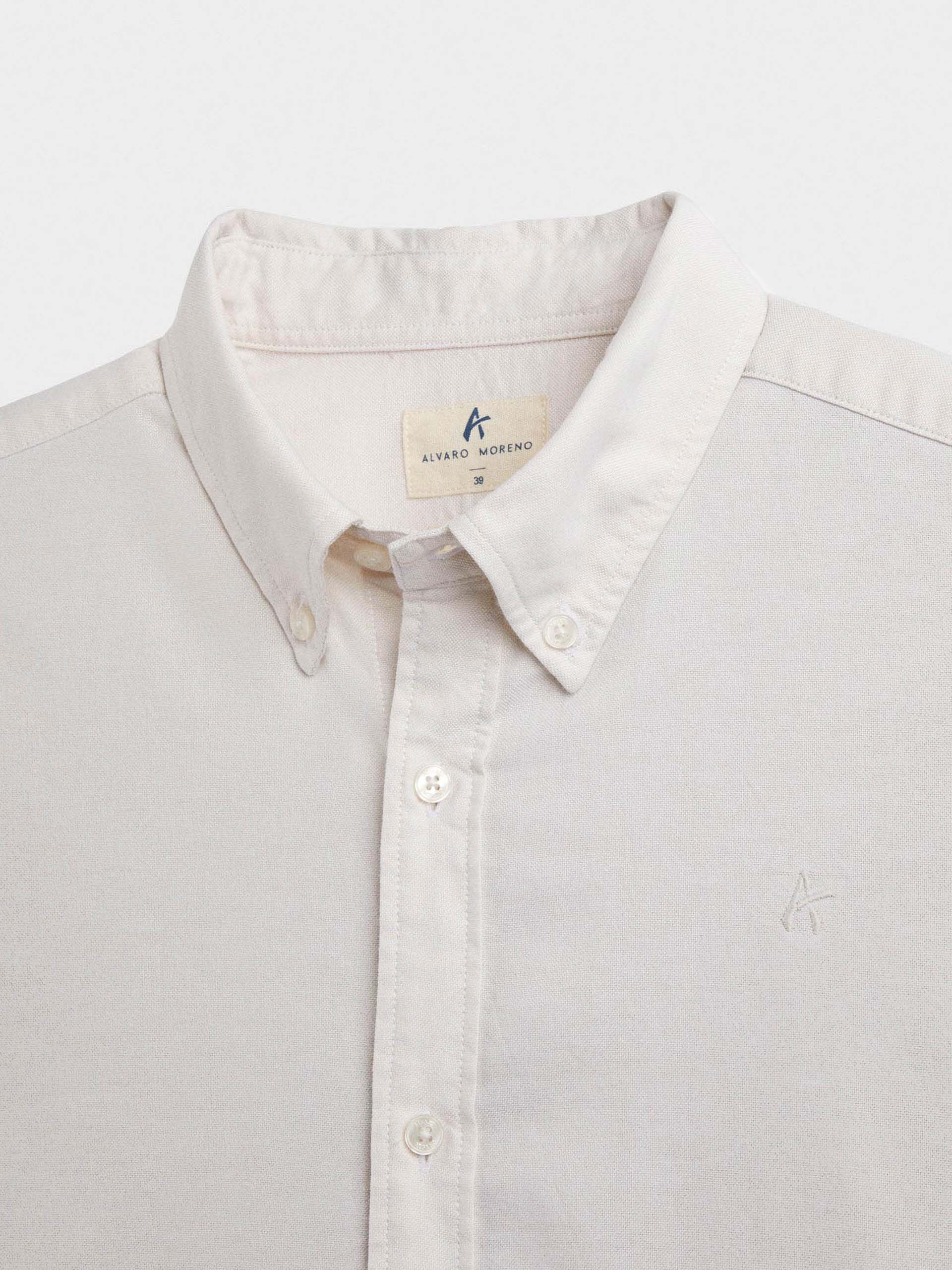 CAMISA OXFORD SOLID CRUDO
