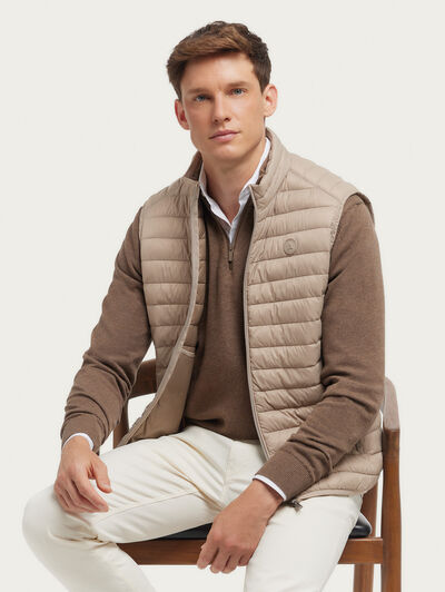 CHALECO DENKER BEIGE