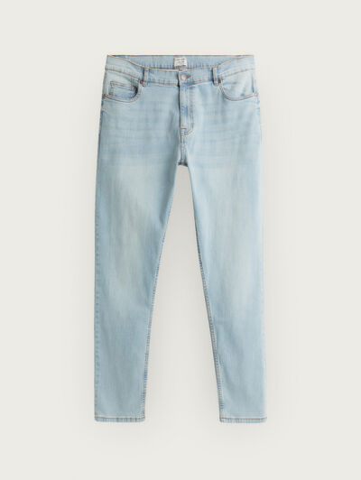 PANTALON DENIM COMFORT CELESTE