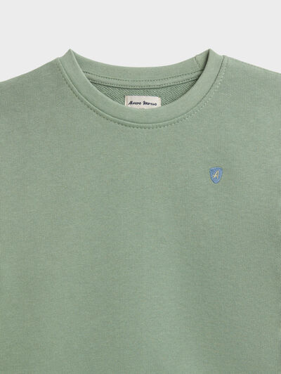 SUDADERA BASIC KIDS VERDE