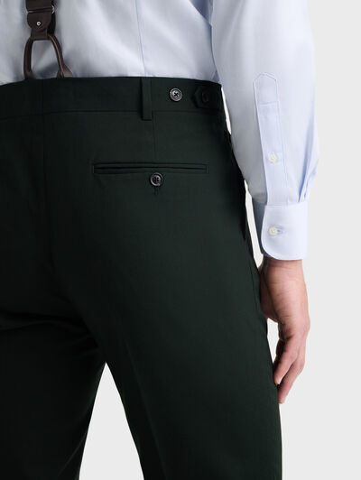 PANTALON DOPPIO PLAIN VERDE