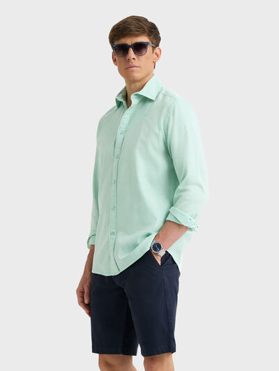 CAMISA LINO GD VERDE
