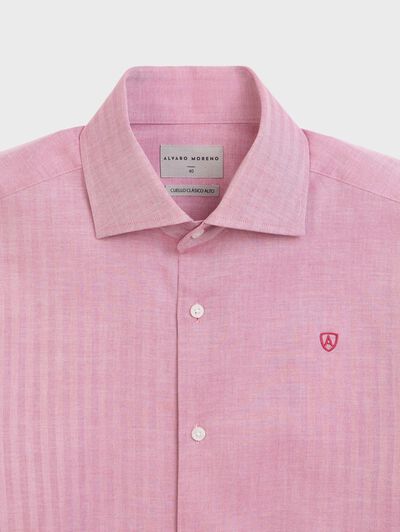 CAMISA ROMA SPIGA BURDEOS
