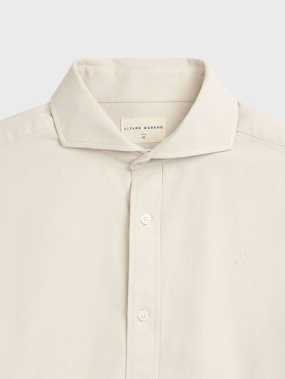 CAMISA PANAMA BEIGE