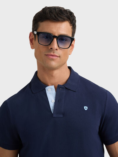 POLO NEWTON AZUL MARINO