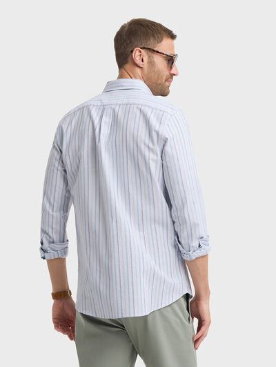 CAMISA OXFORD DEEP CELESTE