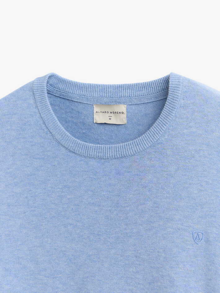 JERSEY ROUND NECK AZUL