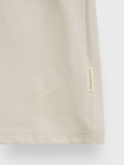CAMISETA MELANGE CRUDO