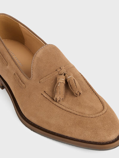 MOCASIN SERRAJE BORLAS BEIGE