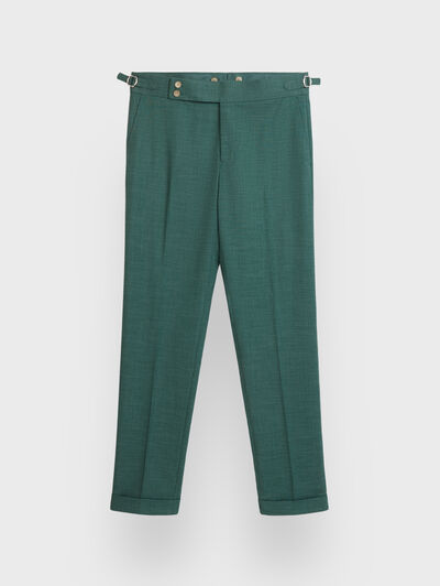 PANTALON MONACO FIL A FIL VERDE