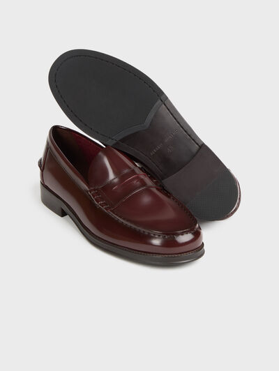 MOCASIN CASTIZO BURDEOS